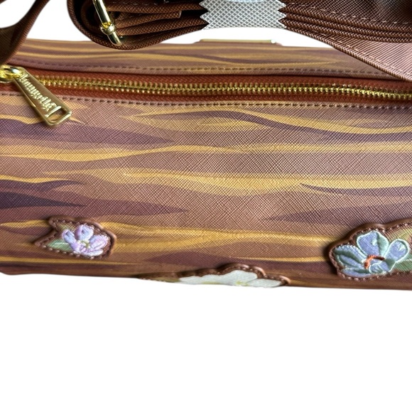 NWT Disney Loungefly The Fox and the Hound Forest Floral Log Crossbody Bag - Picture 10 of 12